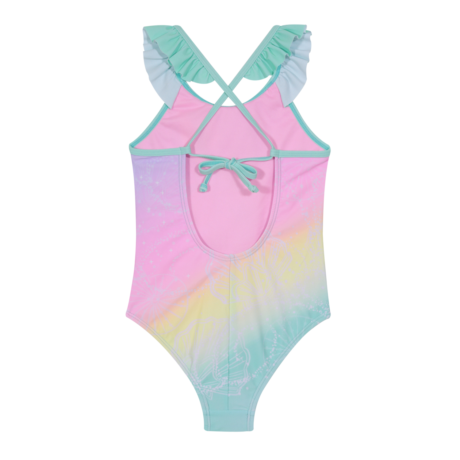 TRAJE DE BAÑO NIÑA VUELOS UV5 H2O WEAR TURQUESA - 3