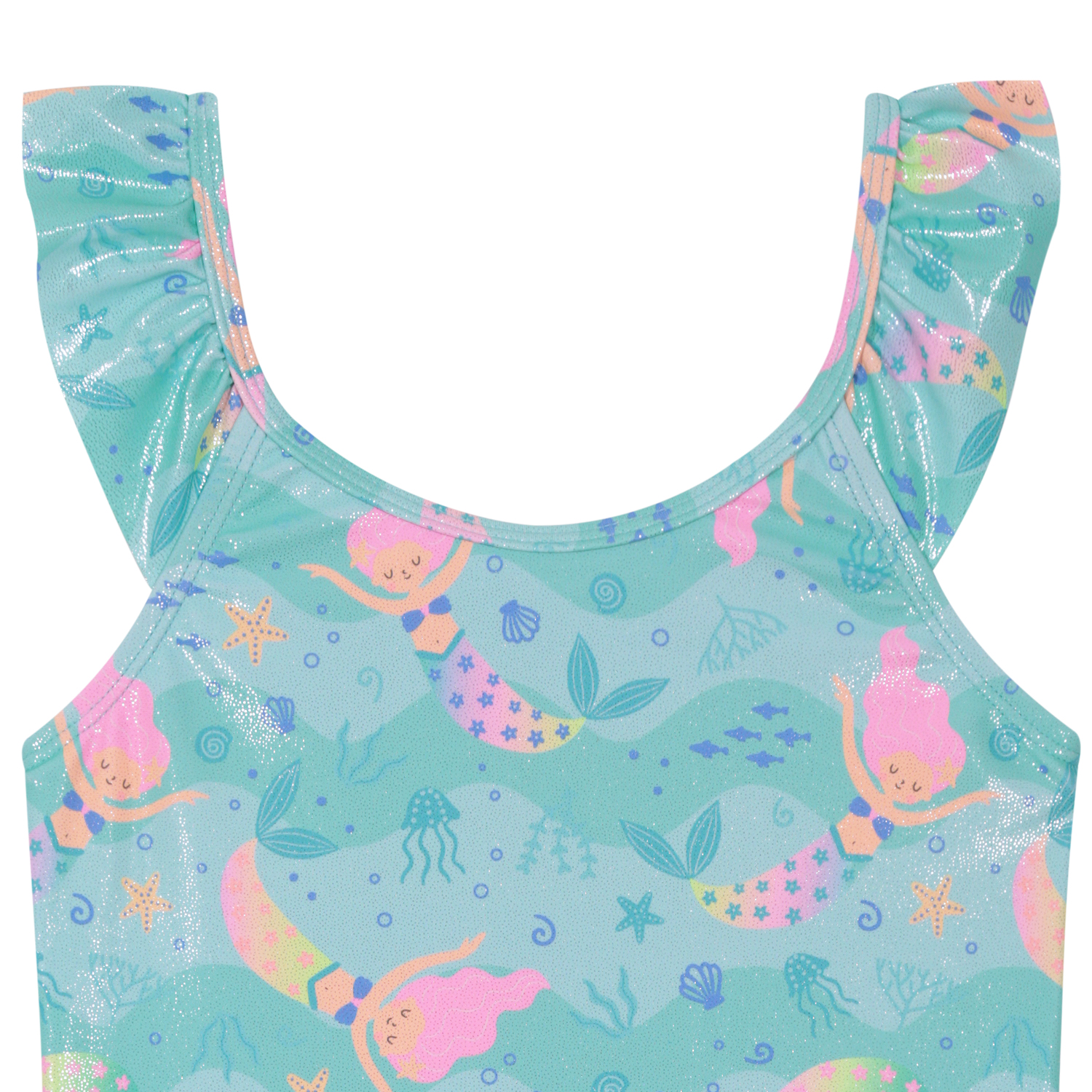 TRAJE DE BAÑO NIÑA TANKINI VUELO UV50 H2O WEAR TURQUESA - 4