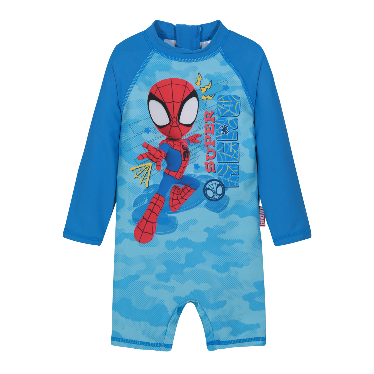 TRAJE DE BAÑO BEBE NIÑO BODY UV50 M/LARGA SPIDEY DISNEY - 1