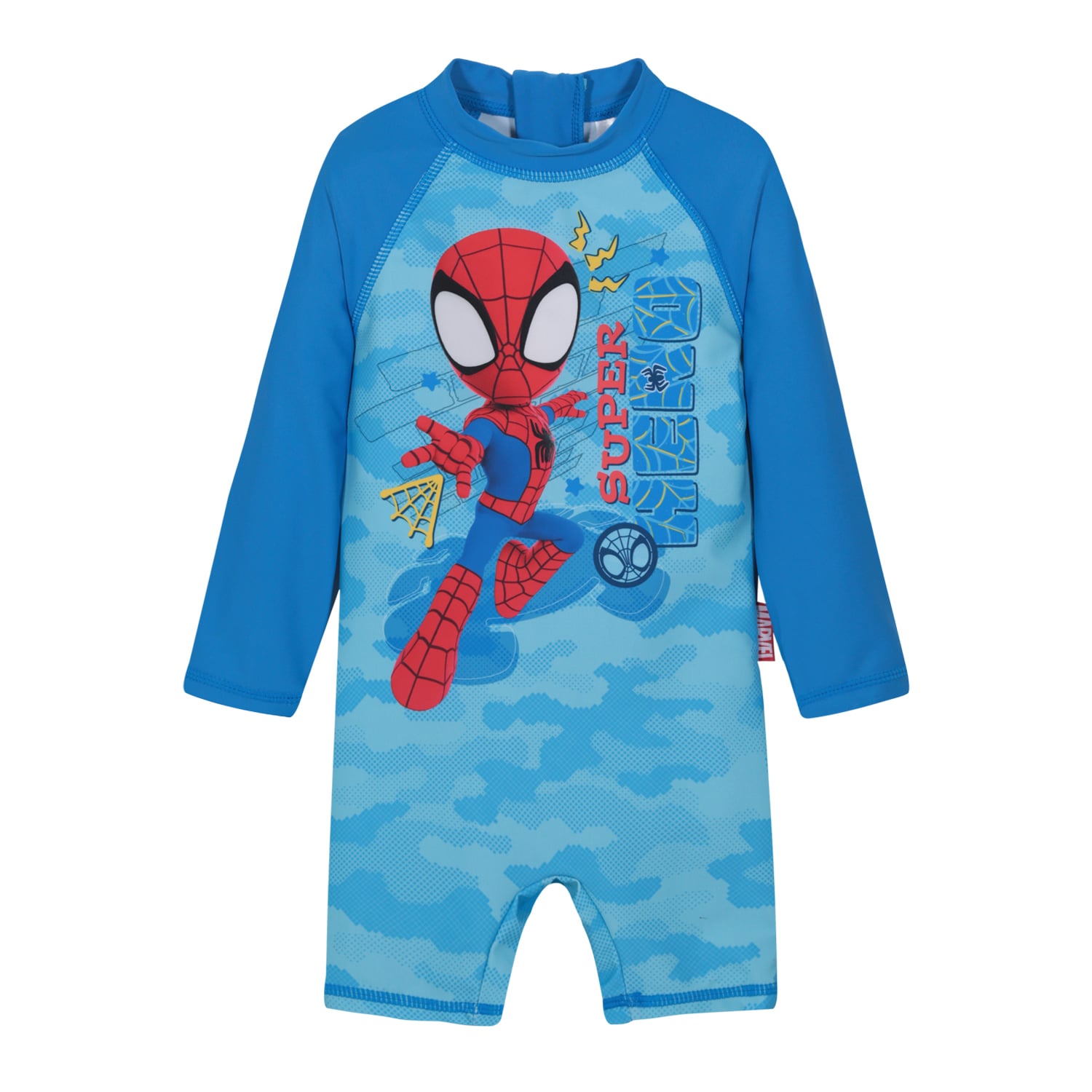 TRAJE DE BAÑO BEBE NIÑO BODY UV50 M/LARGA SPIDEY DISNEY - 1