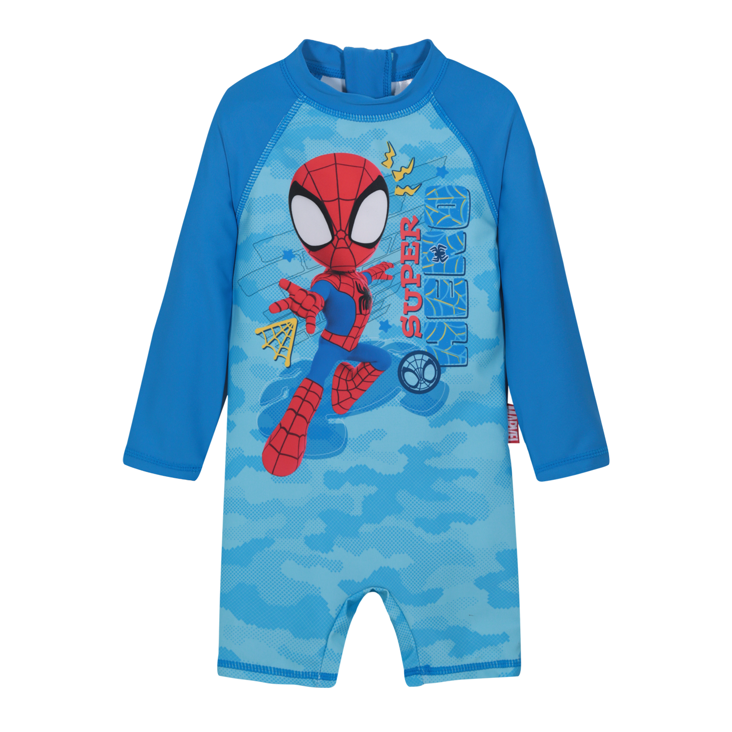 TRAJE DE BAÑO BEBE NIÑO BODY UV50 M/LARGA SPIDEY DISNEY - 2