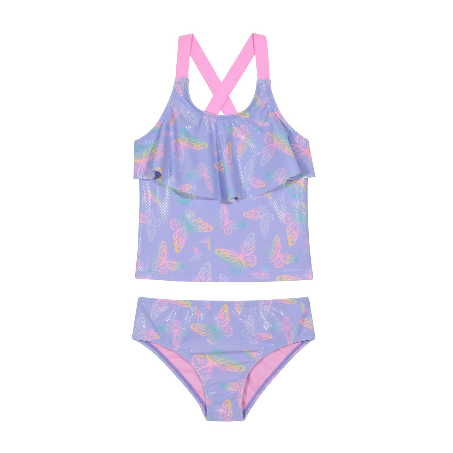 TRAJE DE BAÑO NIÑA TANKINI VUELO UV50 H2O WEAR LILA - 1
