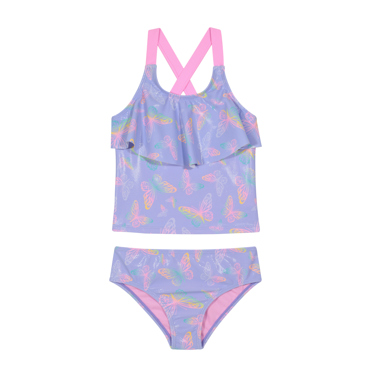TRAJE DE BAÑO NIÑA TANKINI VUELO UV50 H2O WEAR LILA - 2