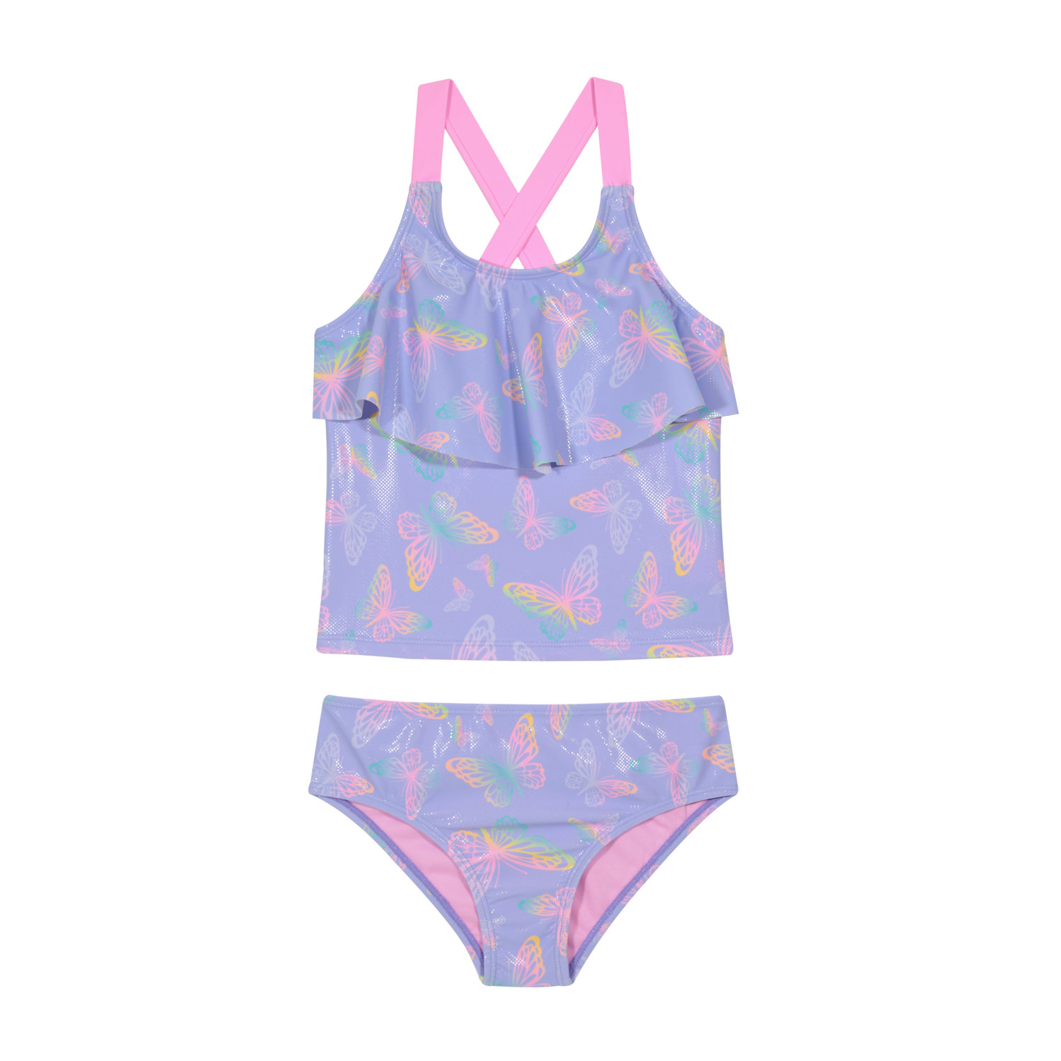 TRAJE DE BAÑO NIÑA TANKINI VUELO UV50 H2O WEAR LILA - 2