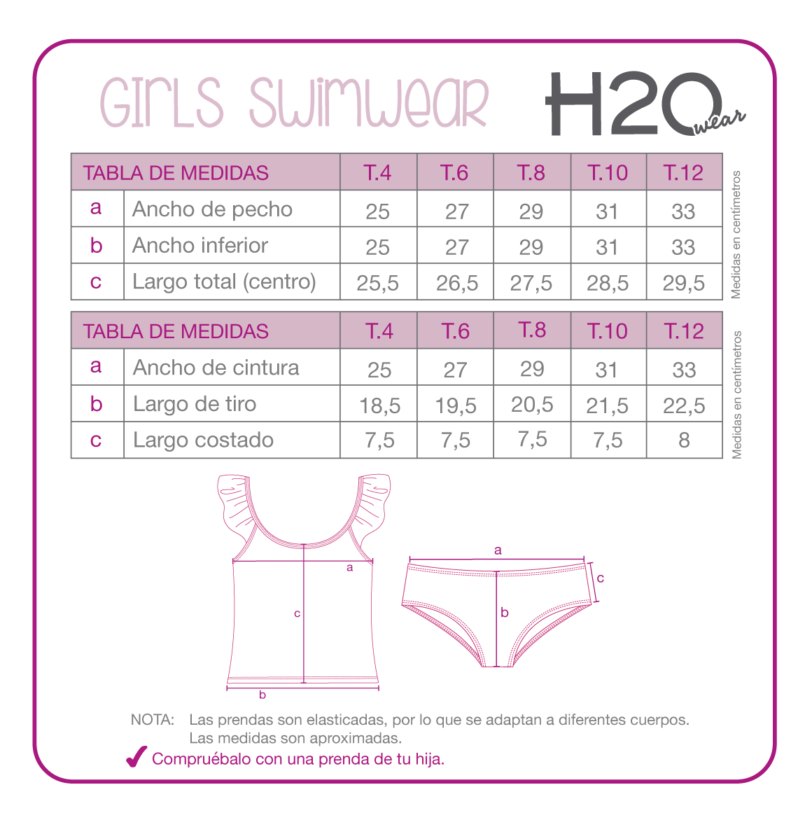 TRAJE DE BAÑO NIÑA TANKINI VUELO UV50 H2O WEAR LILA - 4