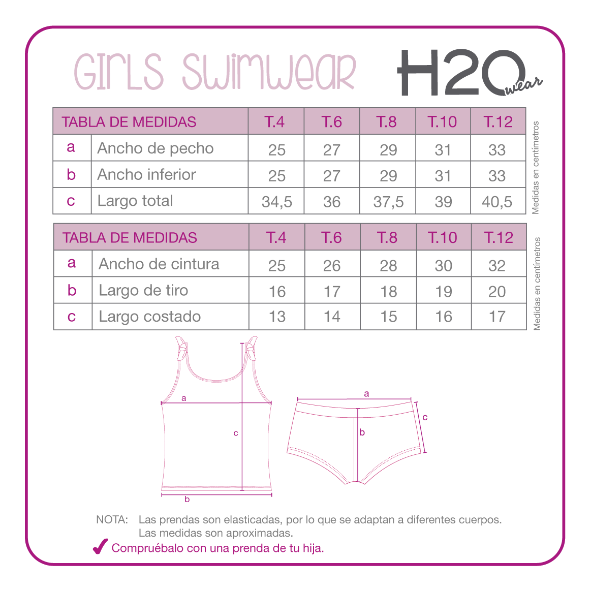TRAJE DE BAÑO NIÑA TANKINI UV50 H2O WEAR LILA - 5