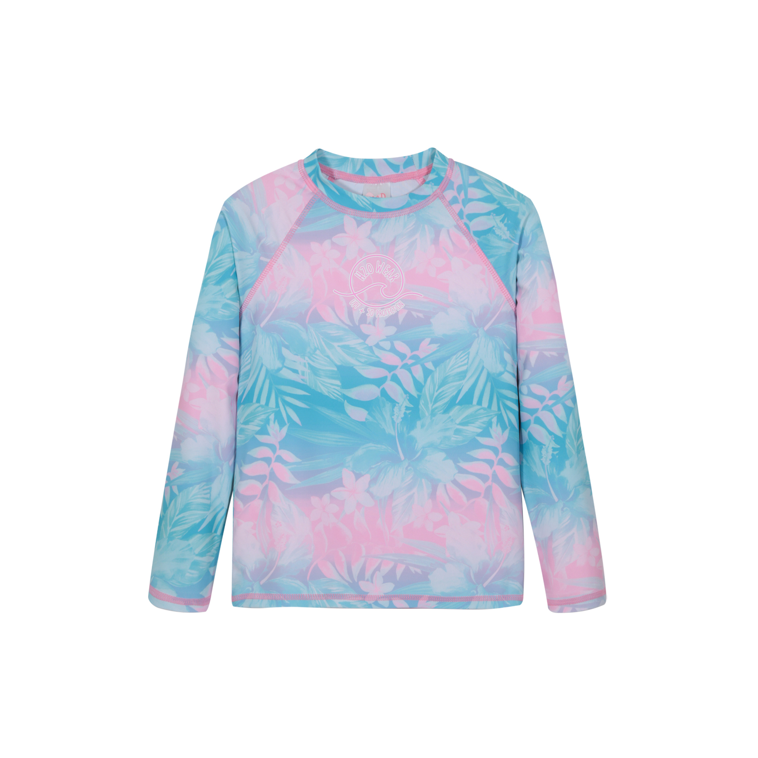 TRAJE DE BAÑO NIÑA POLERA UV50 M/LARGA H2O WEAR CALIPSO - 1