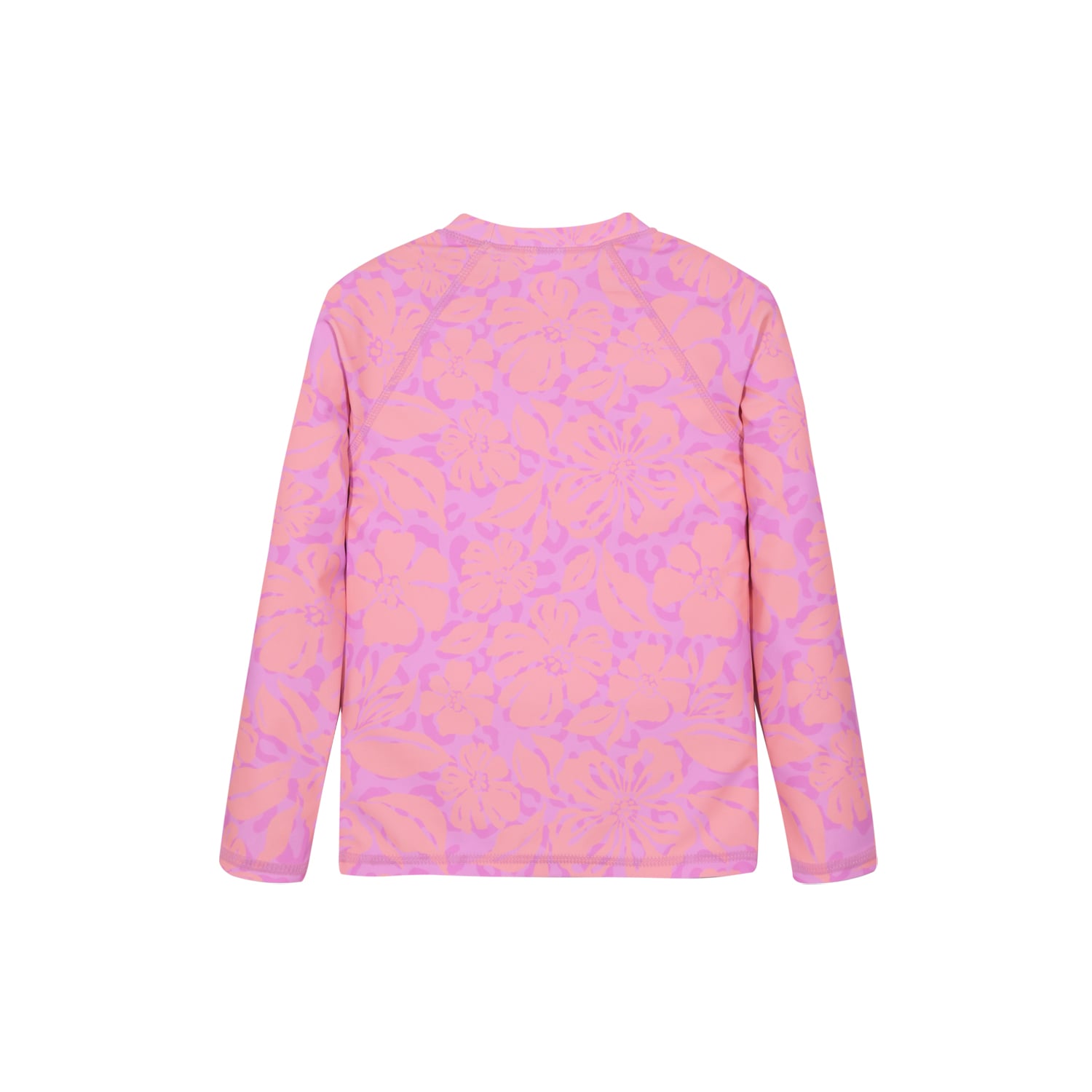 TRAJE DE BAÑO NIÑA POLERA UV50 M/LARGA H2O WEAR FUCSIA - 3