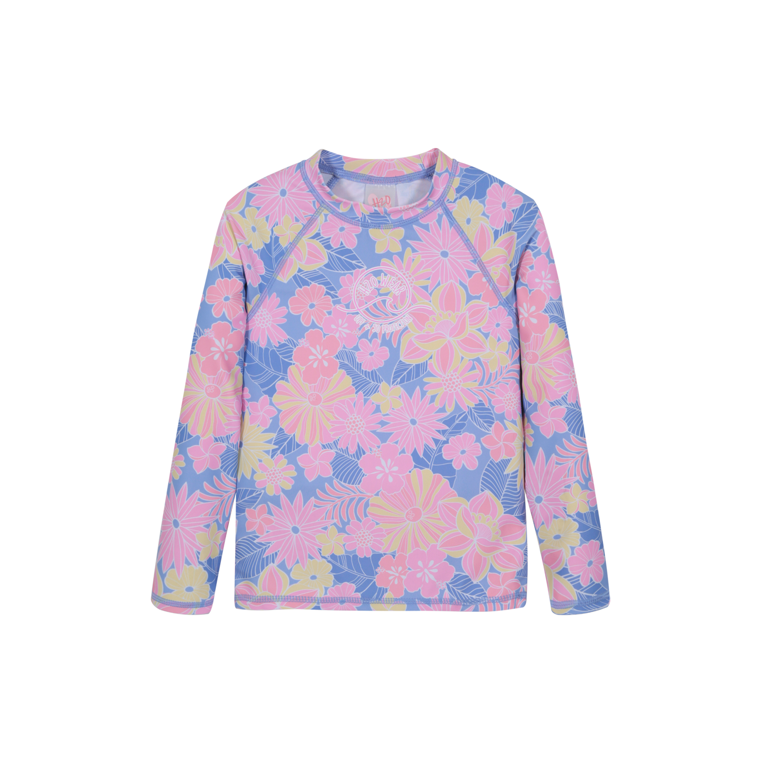 TRAJE DE BAÑO NIÑA POLERA UV50 M/LARGA H2O WEAR LILA - 2