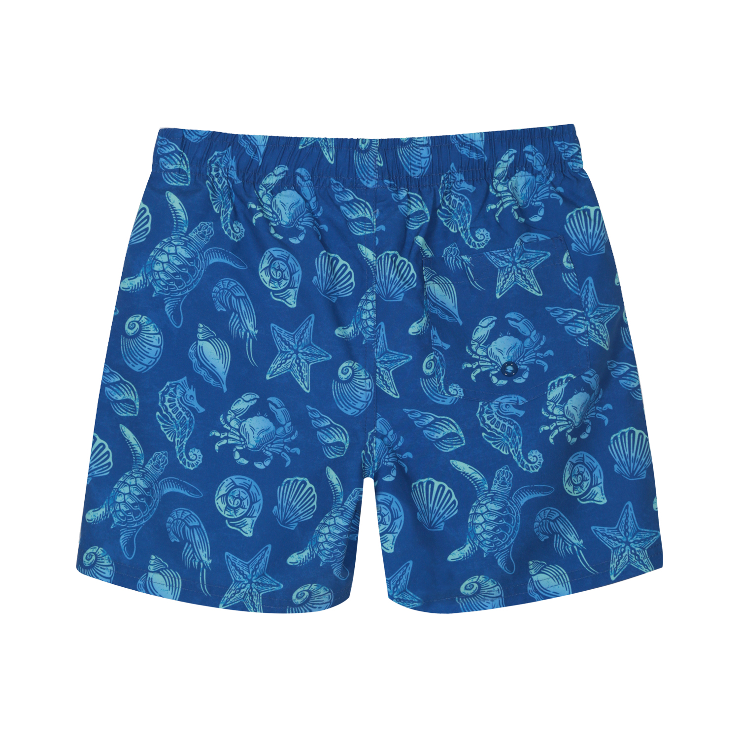 TRAJE DE BAÑO NIÑO SHORT ESTAMPADO H2O WEAR AZUL MARINO - 3