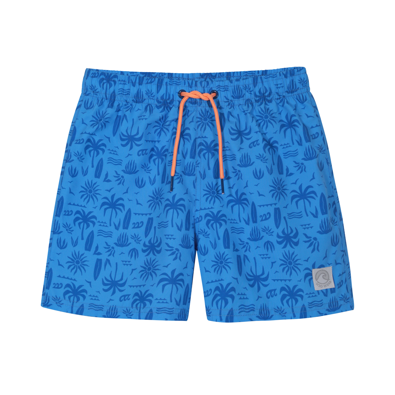 TRAJE DE BAÑO NIÑO SHORT ESTAMPADO H2O WEAR AZULINO - 1