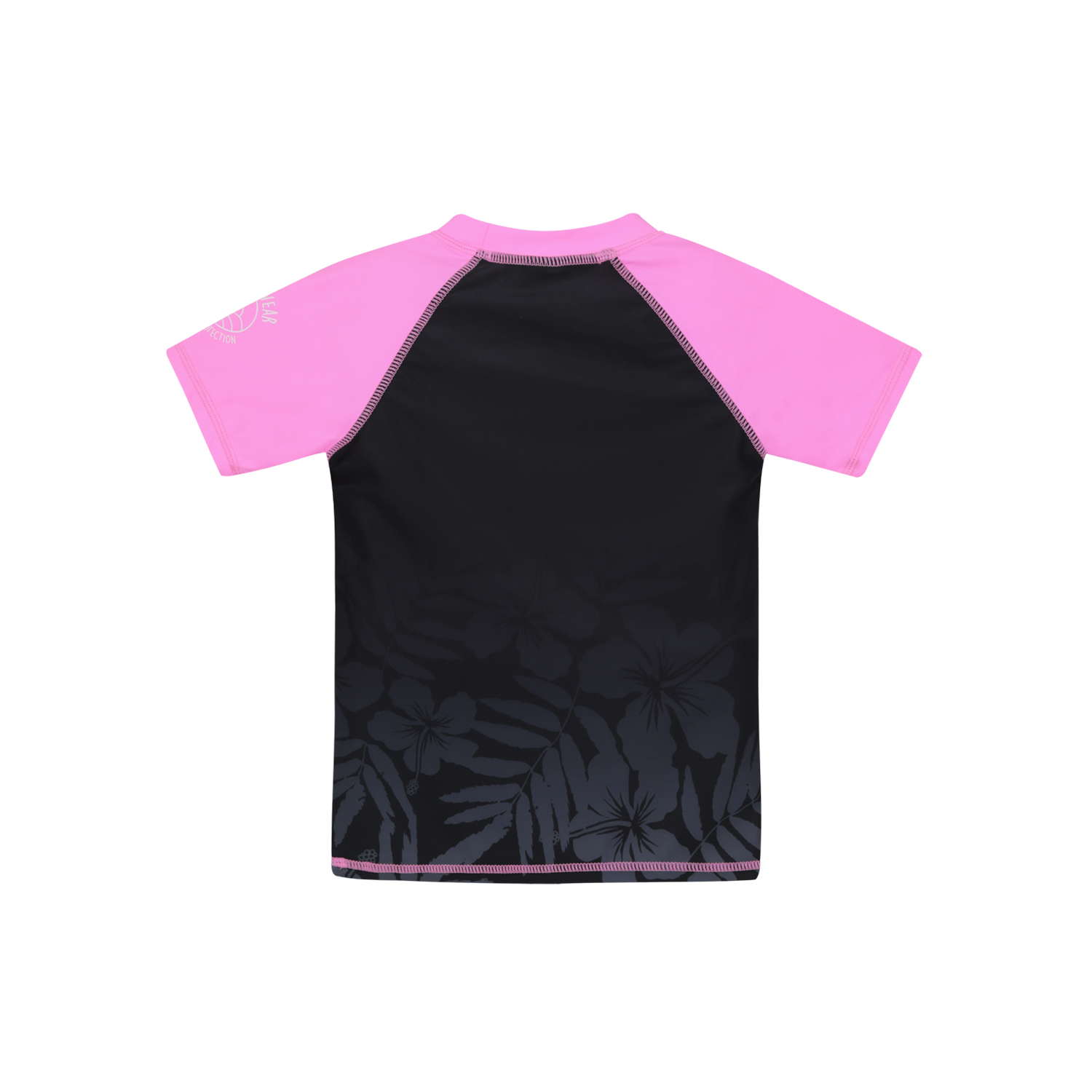 TRAJE DE BAÑO NIÑA POLERA UV50 M/CORTA H2O WEAR FUCSIA - 3