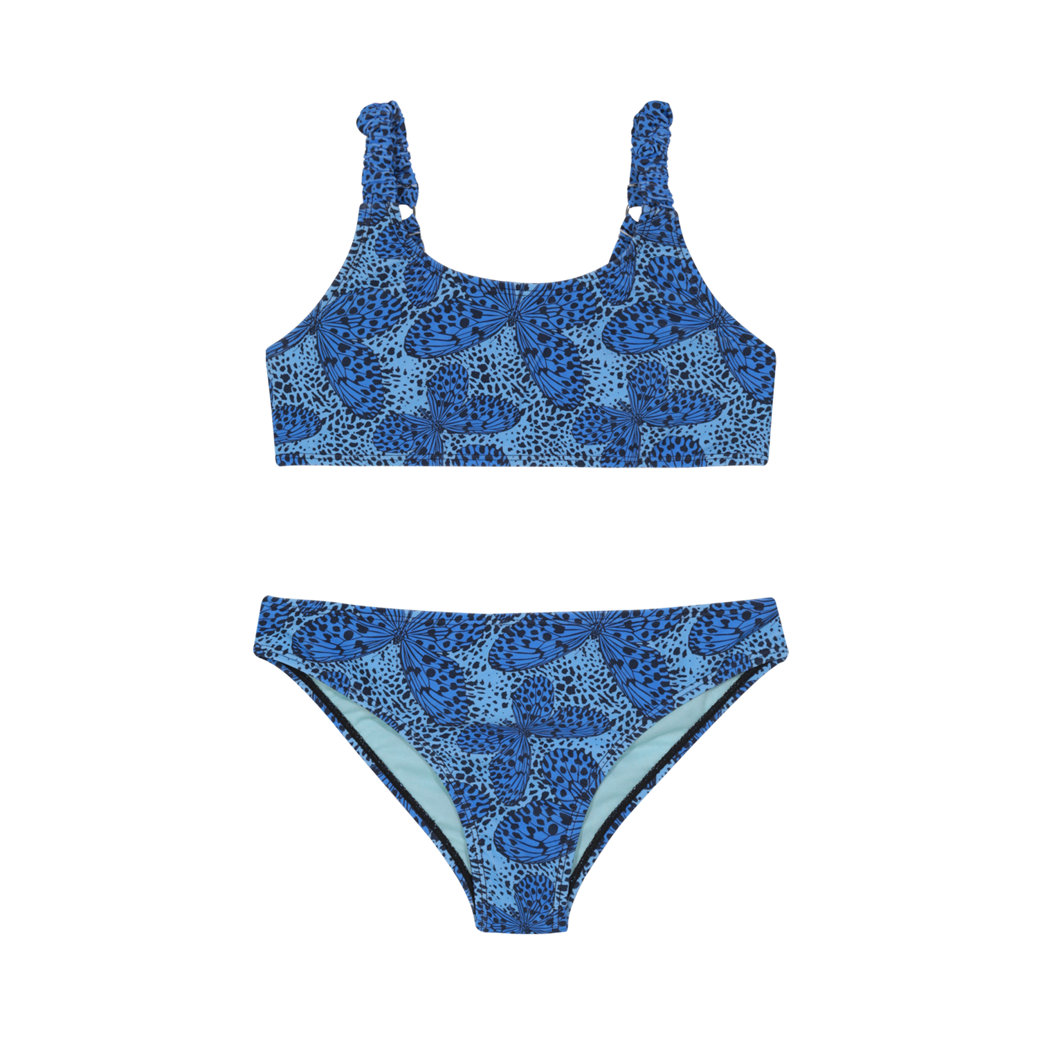 TRAJE DE BAÑO NIÑA TEENS BIKINI UV50 H2O WEAR CELESTE - 3