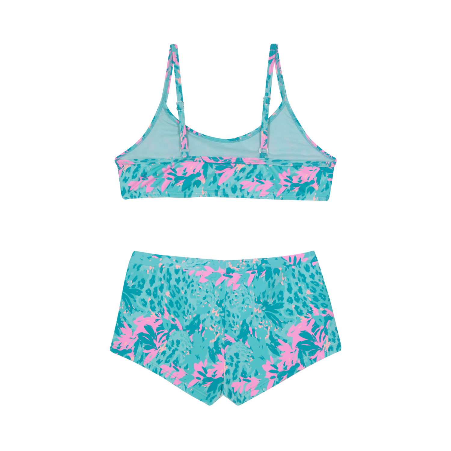 TRAJE DE BAÑO NIÑA TEENS BIKINI UV50 HOT PANT H2O WEAR - 4