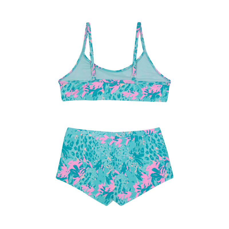 TRAJE DE BAÑO NIÑA TEENS BIKINI UV50 HOT PANT H2O WEAR - 7