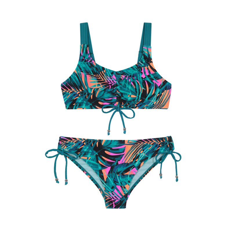 TRAJE DE BAÑO NIÑA TEENS BIKINI UV50 AOP H2O WEAR EN COLOR NEGRO - 6