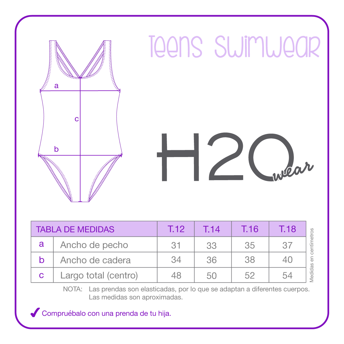 TRAJE DE BAÑO NIÑA TEENSUV50 H2O WEAR TURQUESA - 4