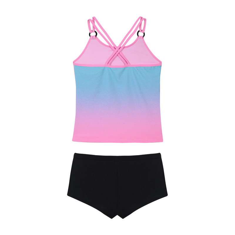 TRAJE DE BAÑO NIÑA TEENS TANKINI UV50 H2O WEAR NEGRO - 3
