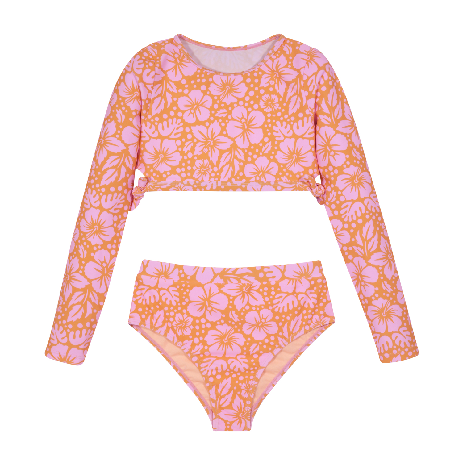 TRAJE DE BAÑO NIÑA TEENS TANKINI UV50 CROP TOP H2O WEAR - 1