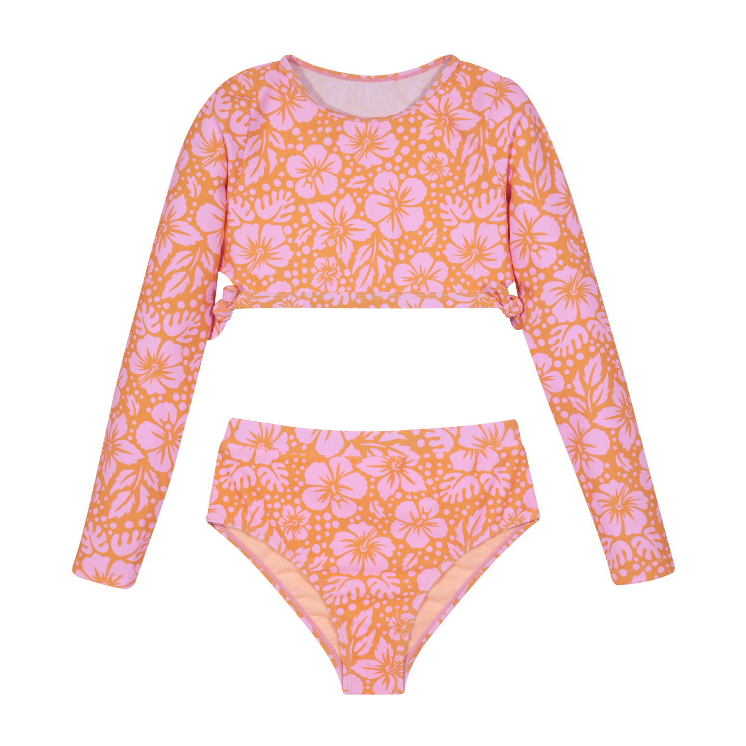 TRAJE DE BAÑO NIÑA TEENS TANKINI UV50 CROP TOP H2O WEAR - 2