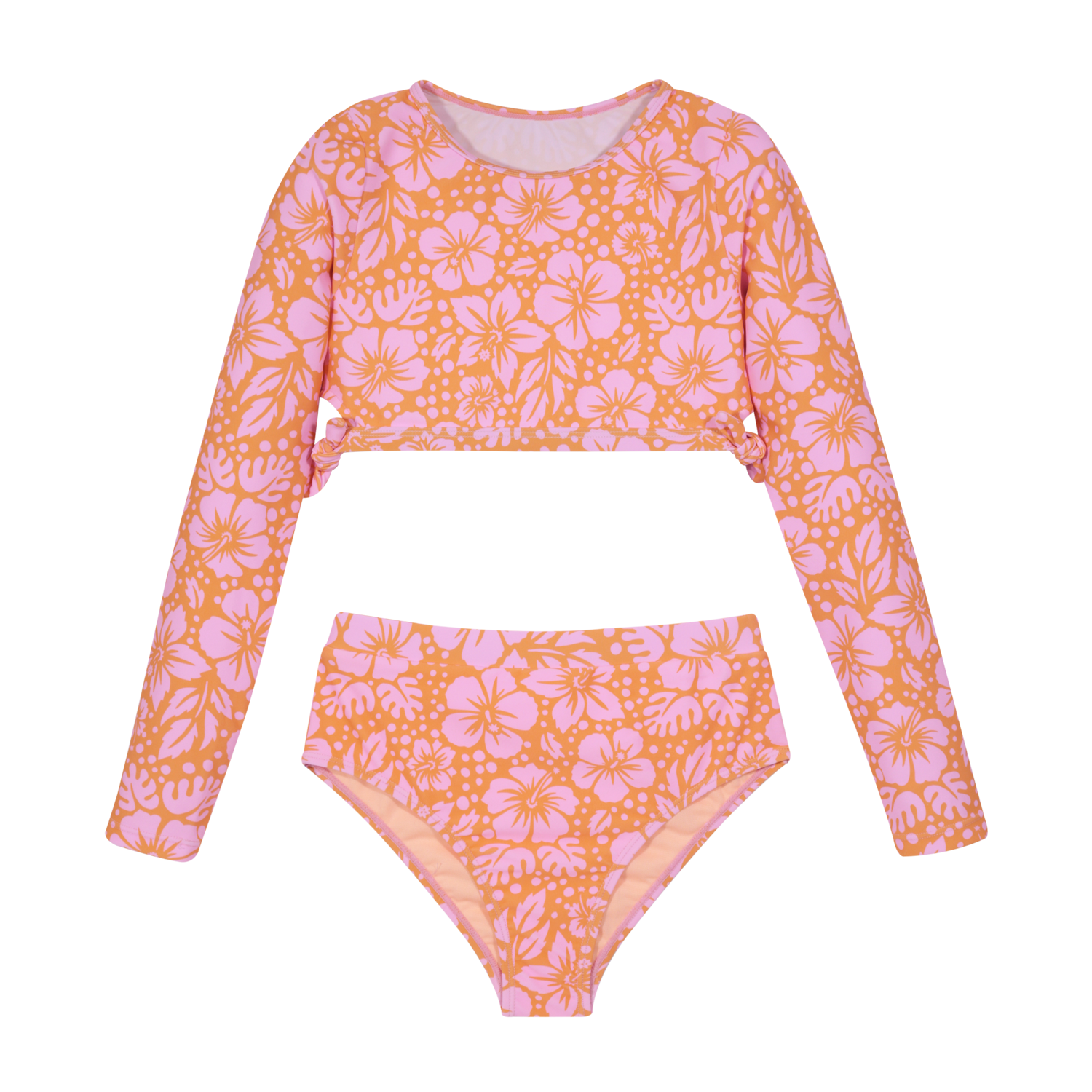 TRAJE DE BAÑO NIÑA TEENS TANKINI UV50 CROP TOP  H2O WEAR - 2
