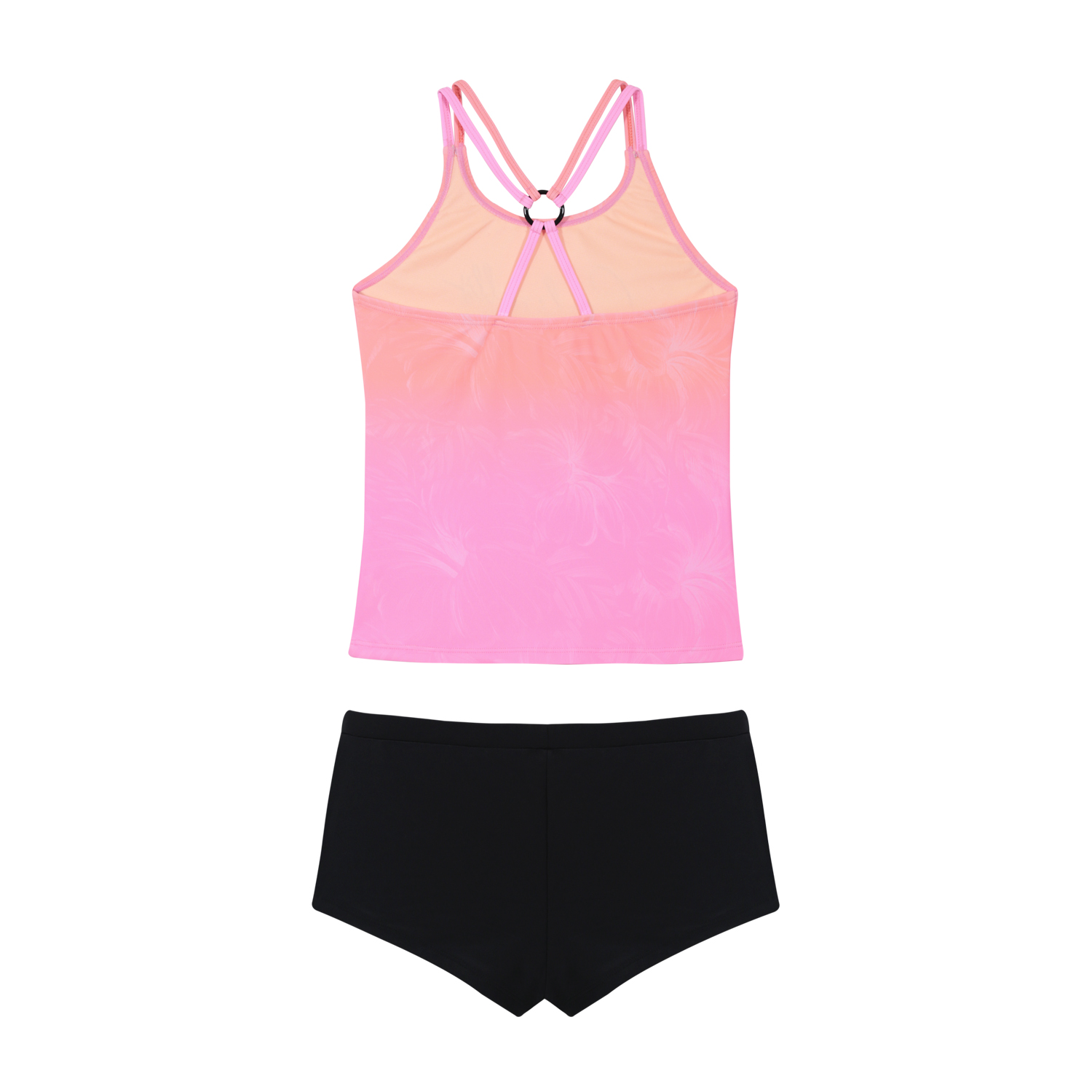 TRAJE DE BAÑO NIÑA TEENS TANKINI UV50 HOT PANT H2O WEAR ROSA - 3
