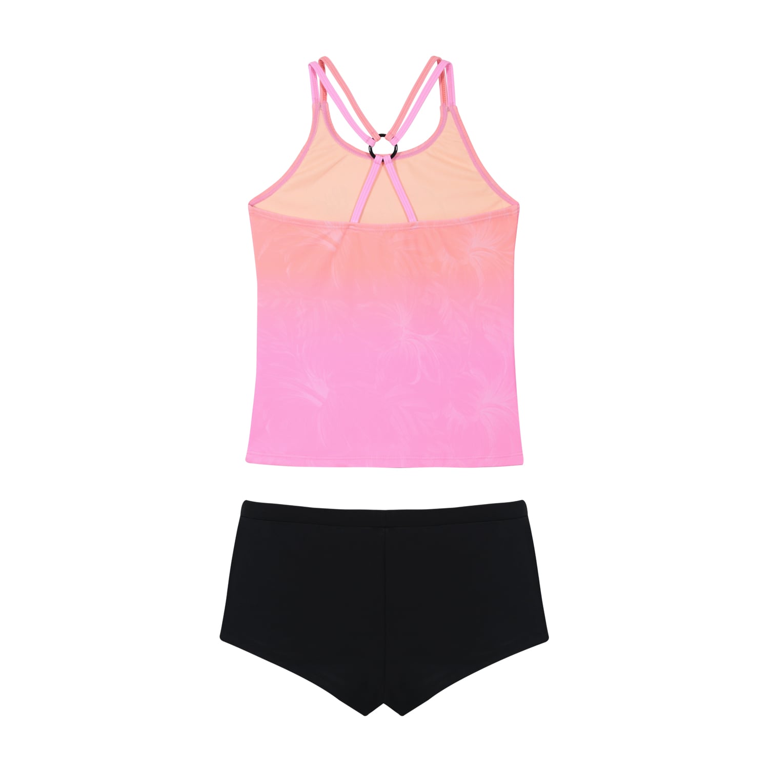 TRAJE DE BAÑO NIÑA TEENS TANKINI UV50 HOT PANT H2O WEAR ROSA - 3