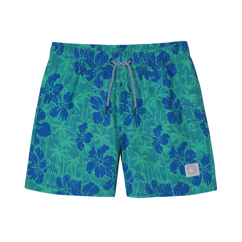 TRAJE DE BAÑO NIÑO SHORT ESTAMPADO H2O WEAR VERDE - 1