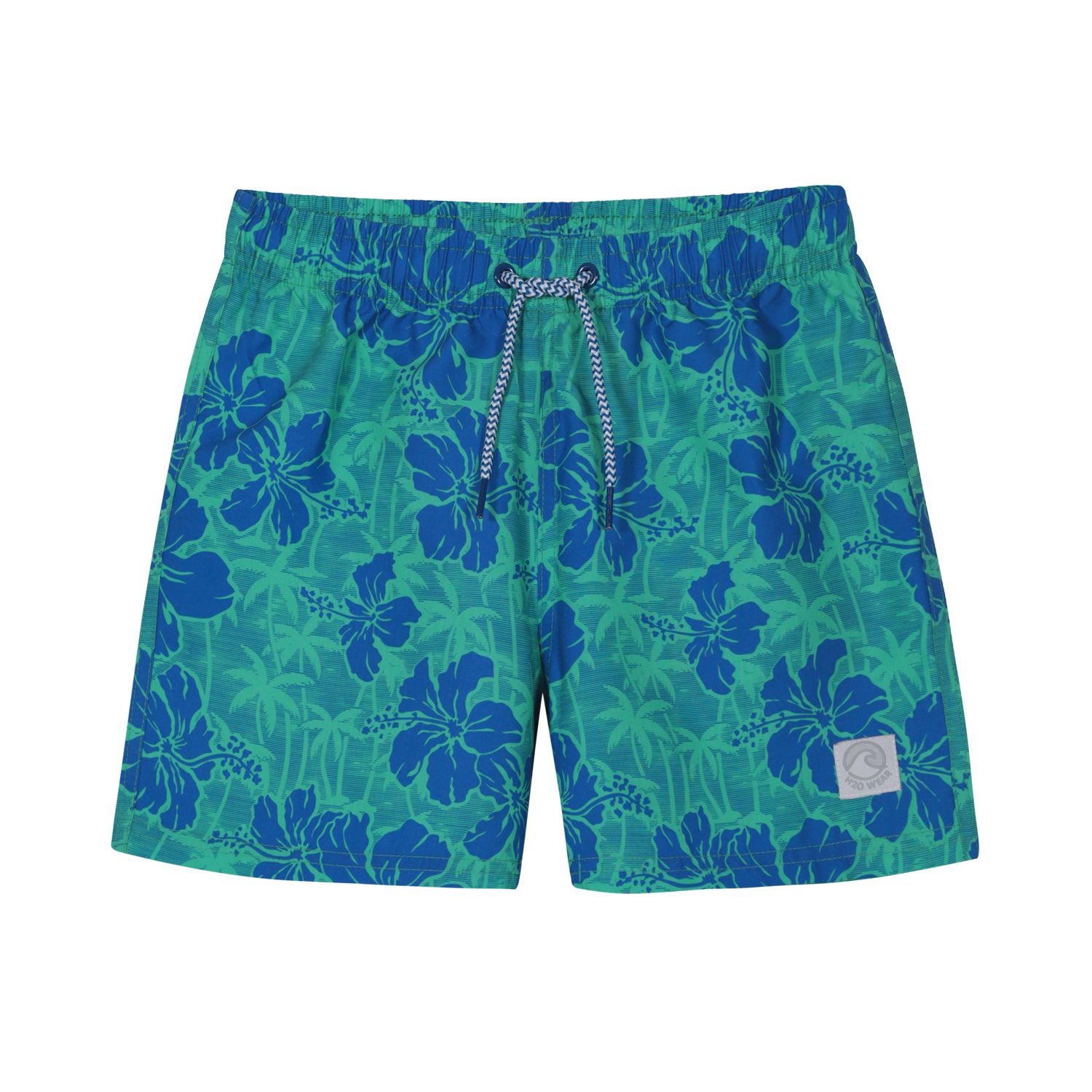 TRAJE DE BAÑO NIÑO SHORT ESTAMPADO H2O WEAR VERDE - 2