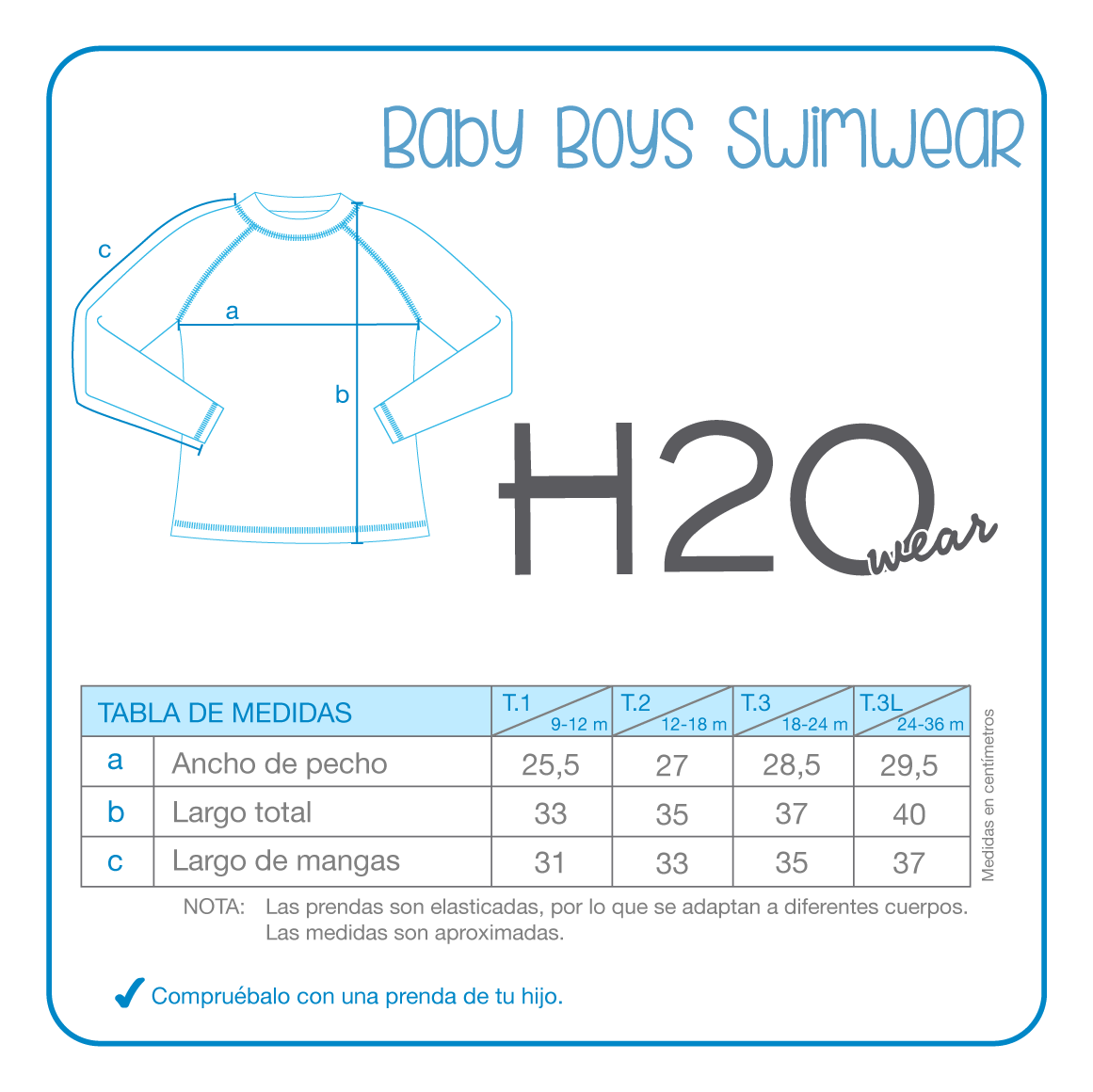 TRAJE DE BAÑO BEBE NIÑO POLERA UV50 M/LARGA H2O WEAR NARANJO - 4