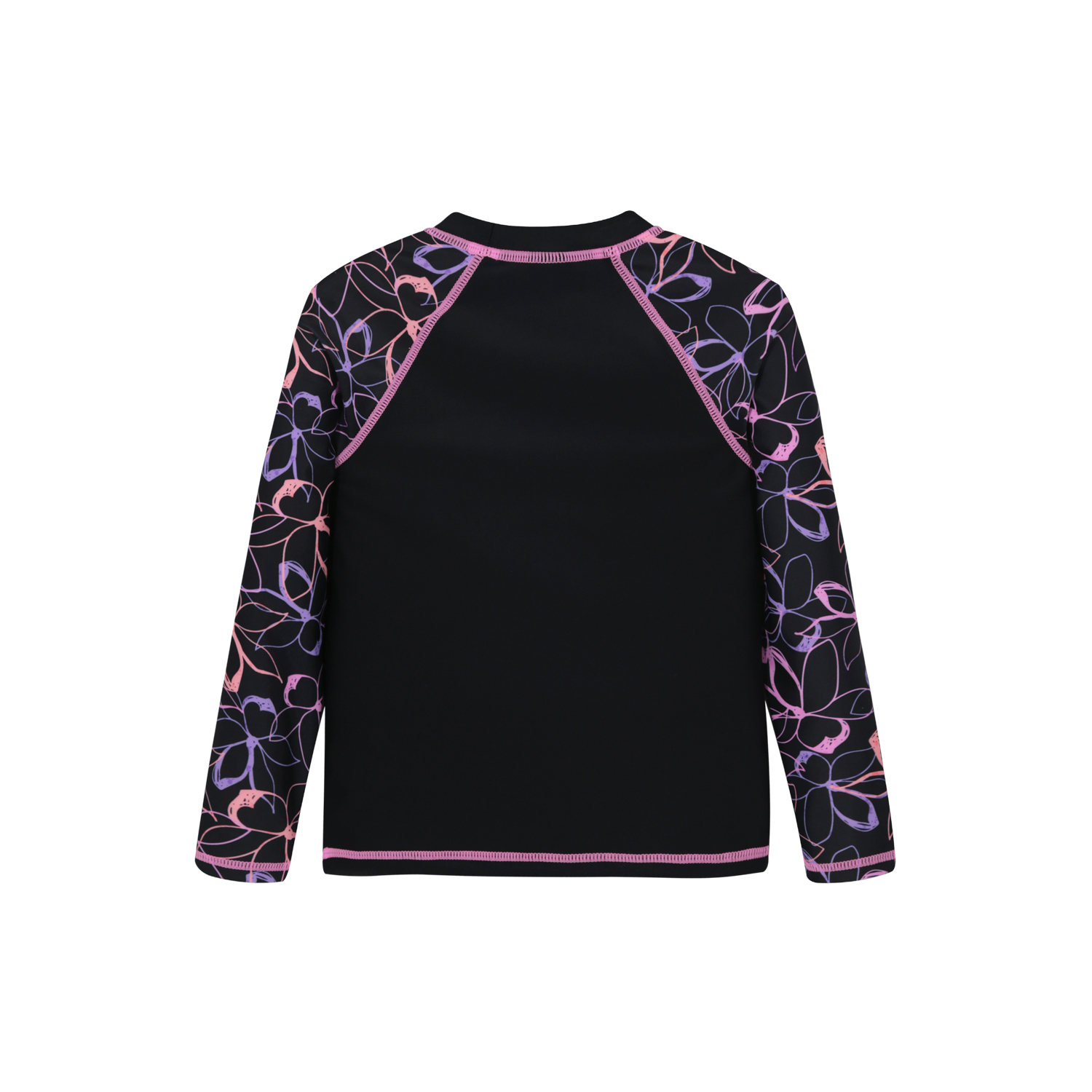 TRAJE DE BAÑO NIÑA POLERA UV50 M/LARGA H2O WEAR NEGRO - 3