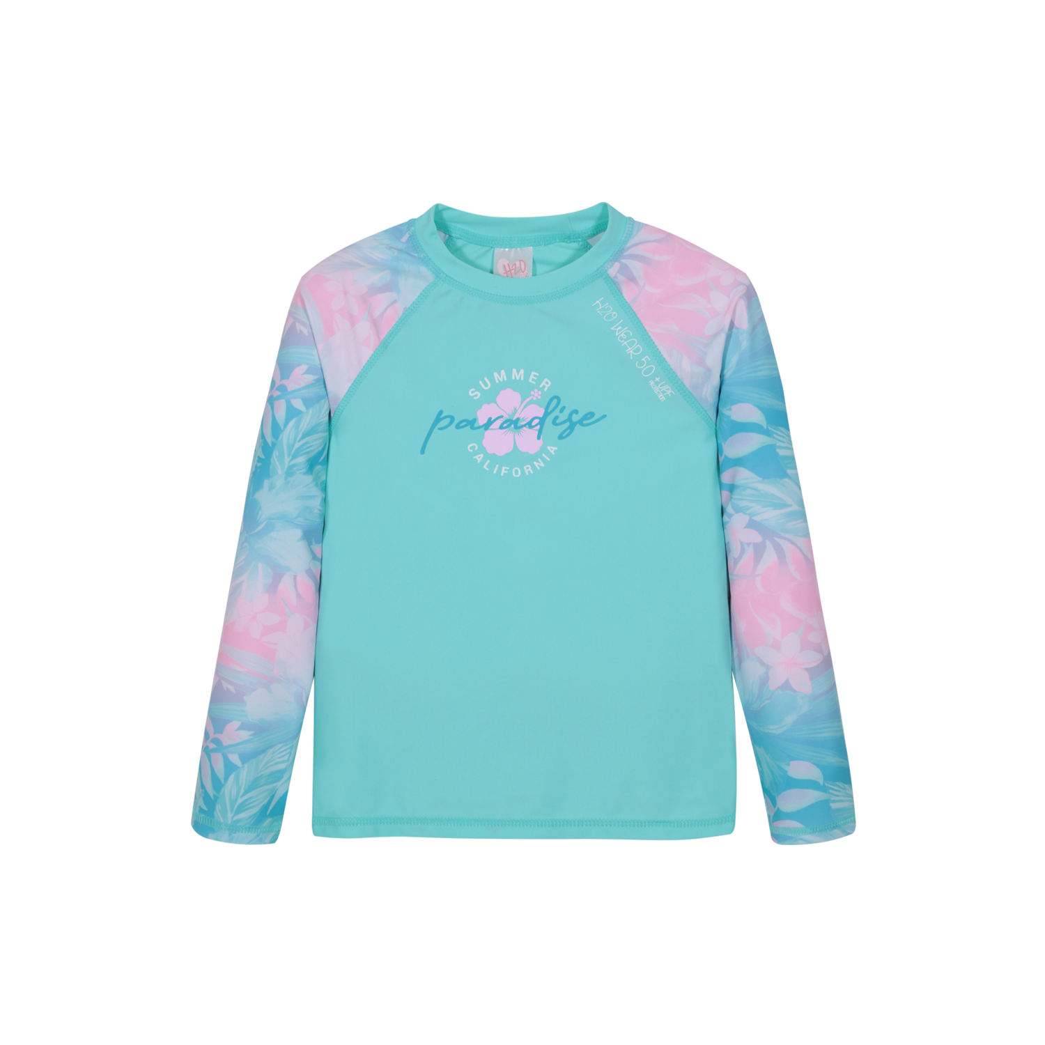 TRAJE DE BAÑO NIÑA POLERA UV50 M/LARGA H2O WEAR CALIPSO - 2