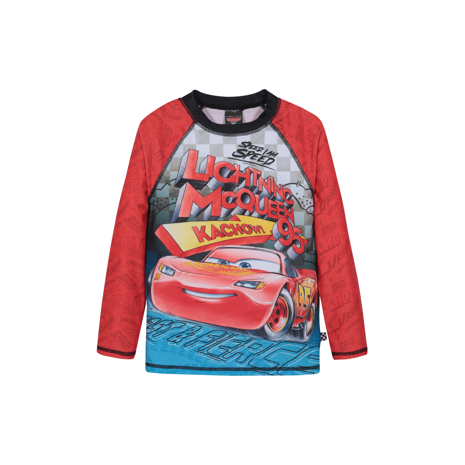 TRAJE DE BAÑO NIÑO POLERA UV50 M/LARGA CARS DISNEY - 2
