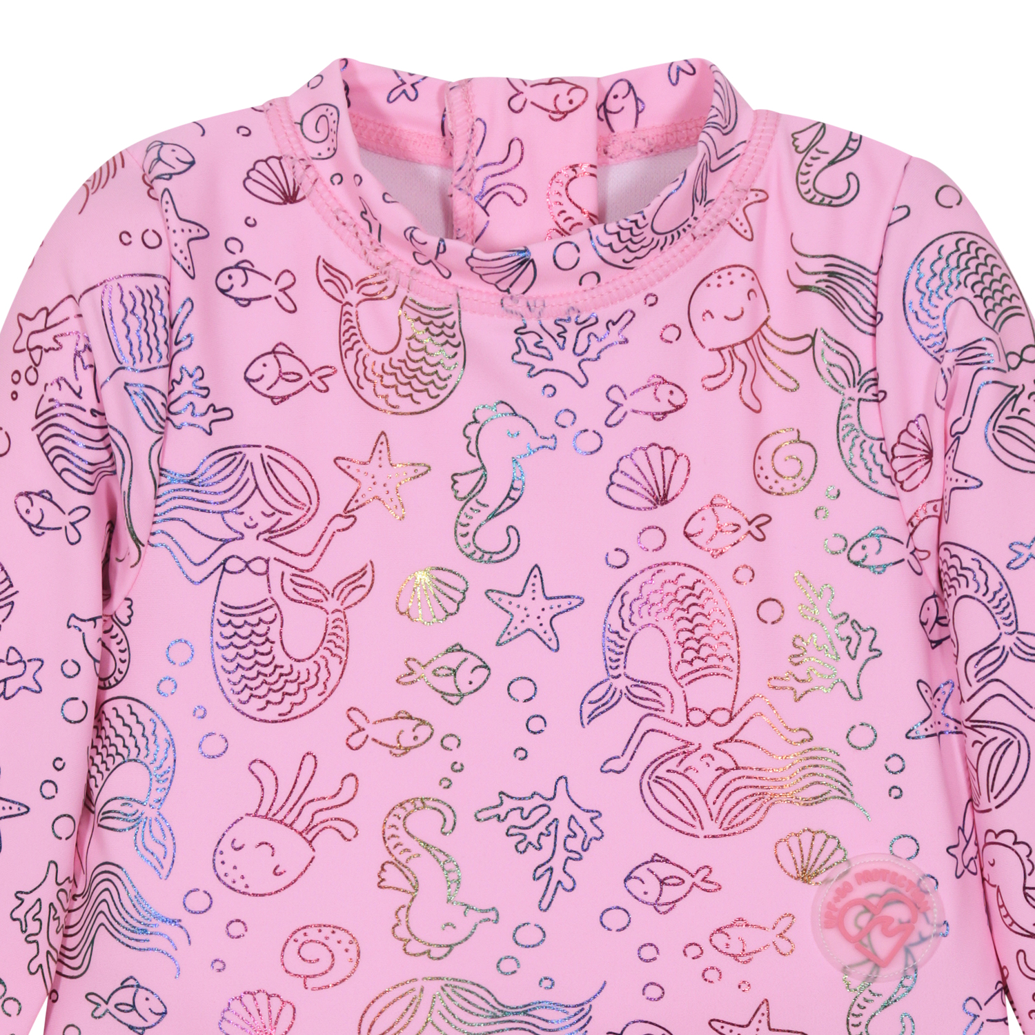TRAJE DE BAÑO BEBE NIÑA ENTERO V50 M/LARGA VUELO CINTURA H2O WEAR - 4