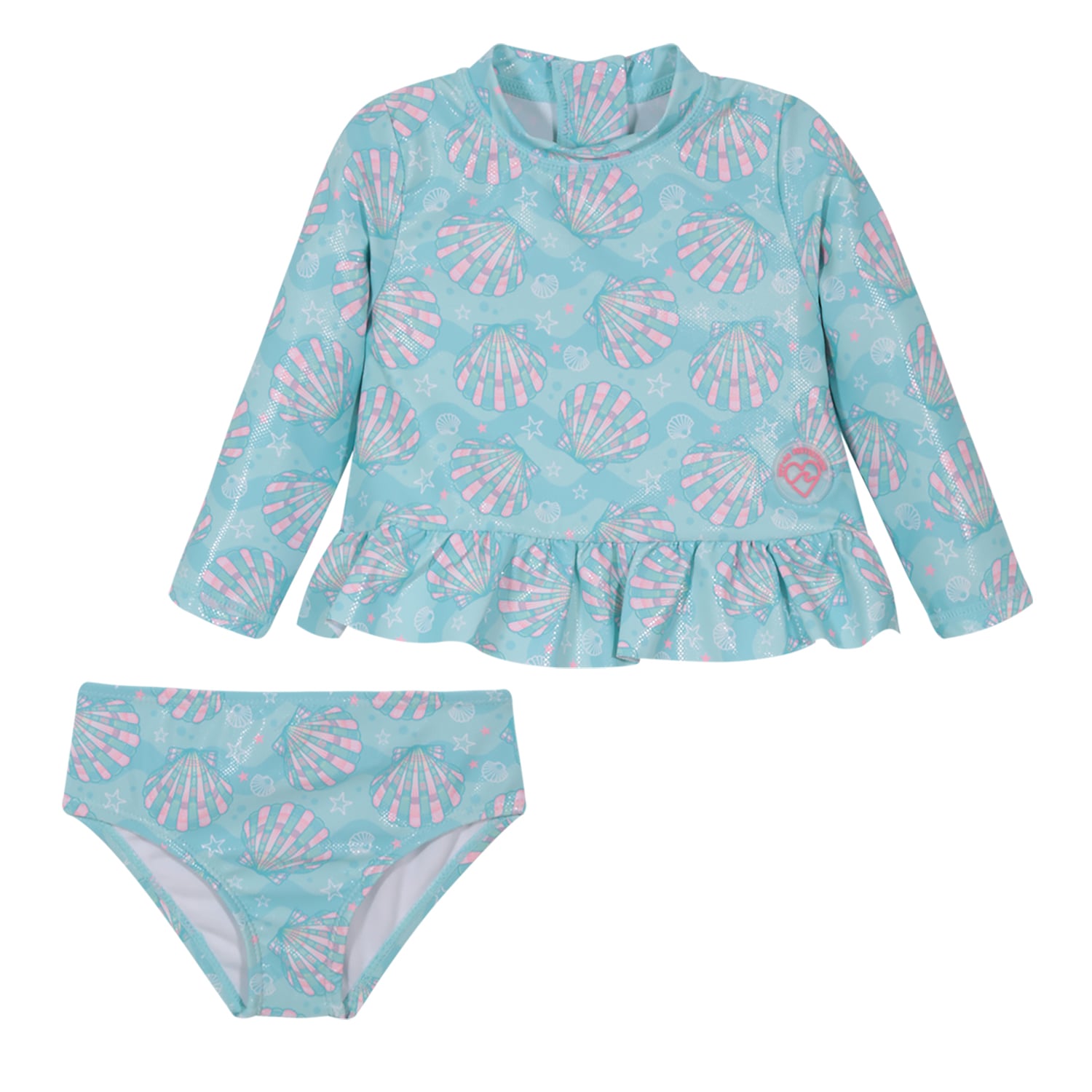 TRAJE DE BAÑO BEBE NIÑA SET UV50 M/LARGA H2O WEAR CALISPO - 1