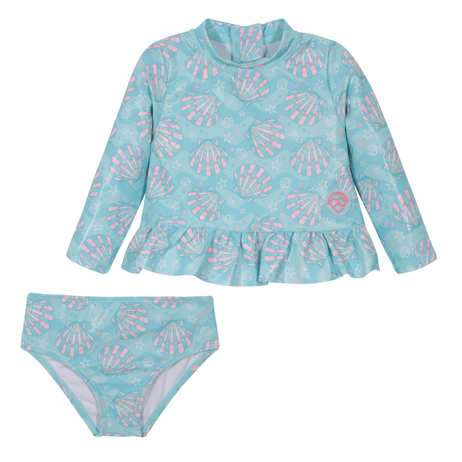 TRAJE DE BAÑO BEBE NIÑA SET UV50 M/LARGA H2O WEAR CALISPO - 2