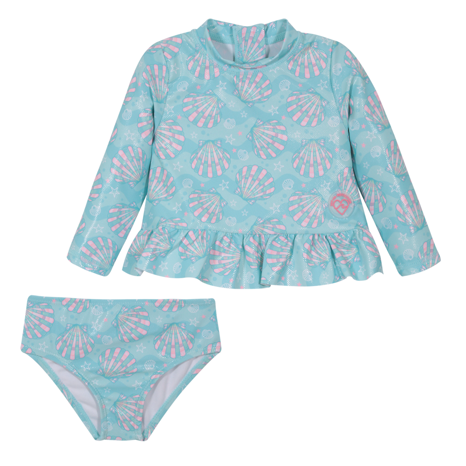 TRAJE DE BAÑO BEBE NIÑA SET UV50 M/LARGA H2O WEAR CALISPO - 2