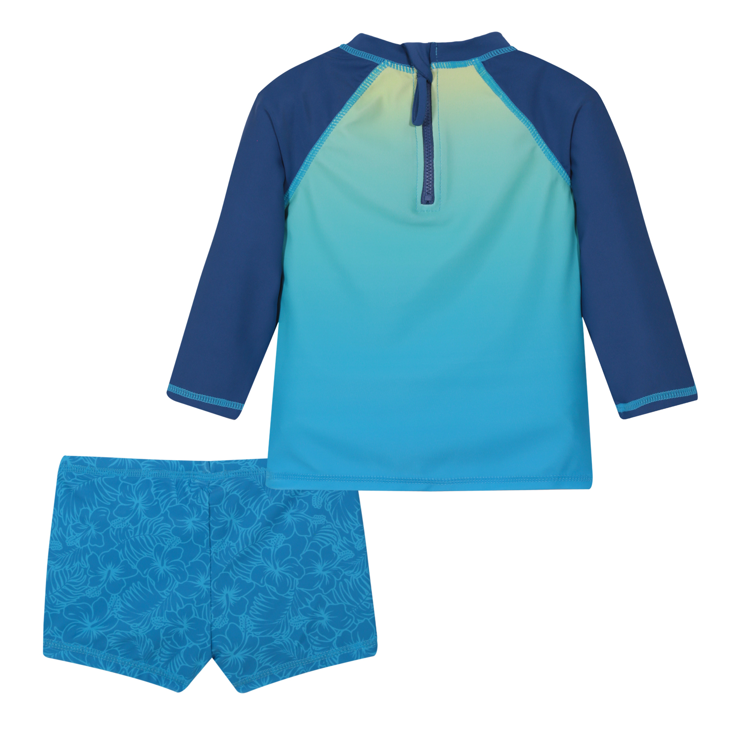 TRAJE DE BAÑO BEBE NIÑO SET UV50 M/LARGA HOT PANTS H2O WEAR - 3