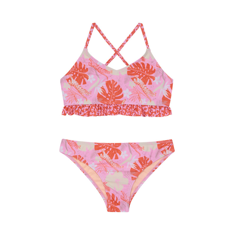 TRAJE DE BAÑO NIÑA TEENS BIKINI UV50 H2O WEAR ROSADO - 1