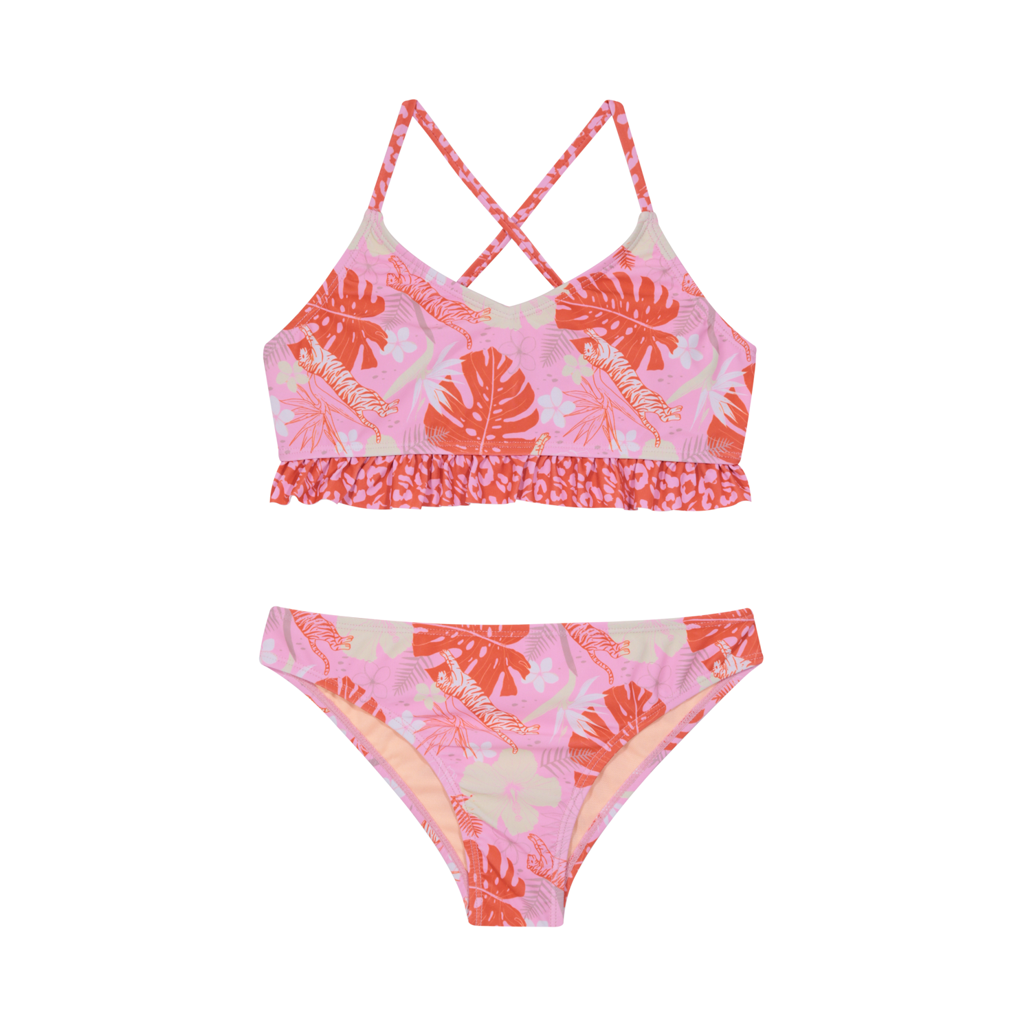 TRAJE DE BAÑO NIÑA TEENS BIKINI UV50 H2O WEAR ROSADO - 3