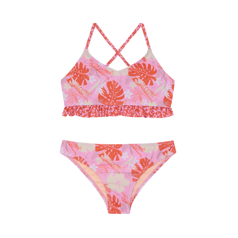 TRAJE DE BAÑO NIÑA TEENS BIKINI UV50 H2O WEAR ROSADO - 6