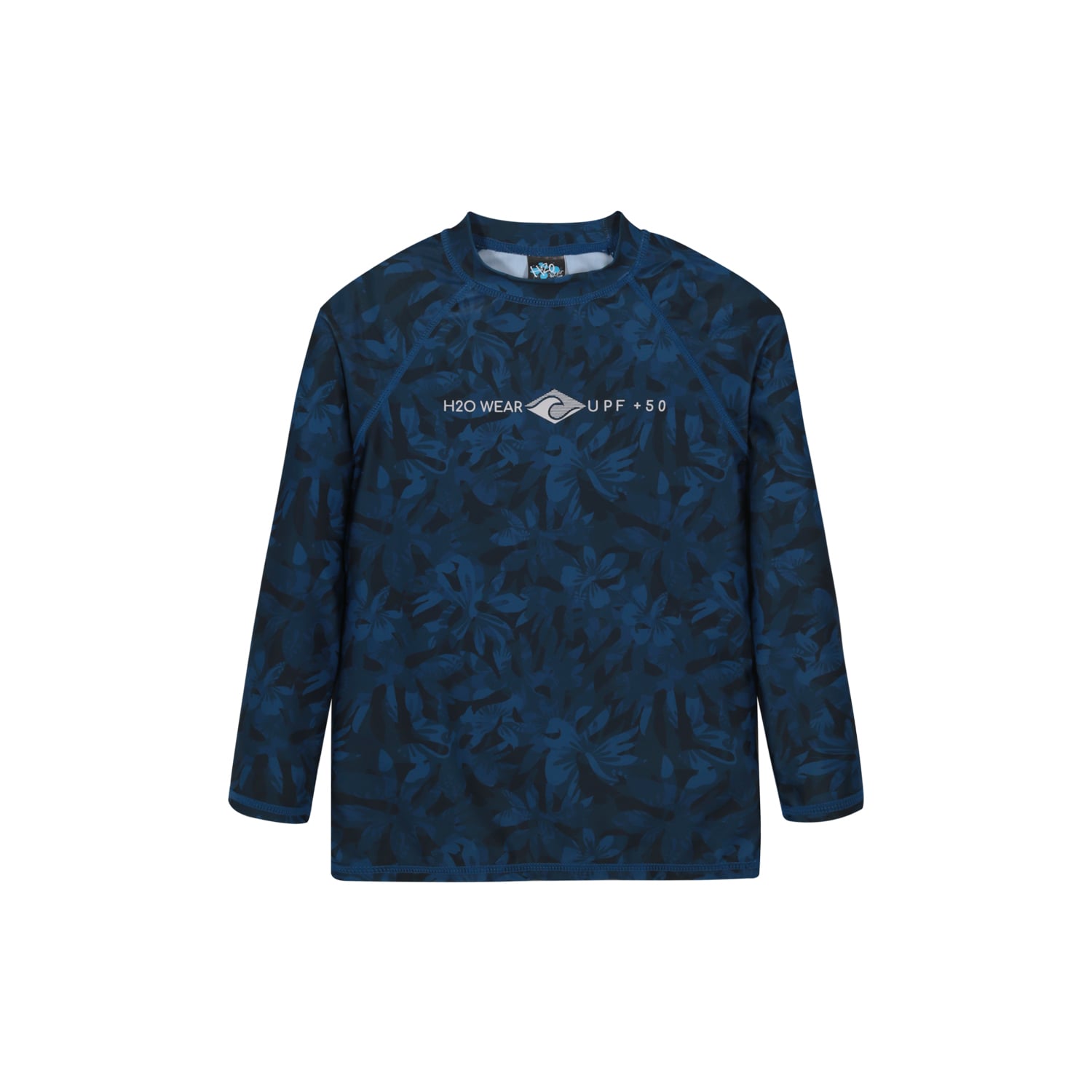 TRAJE DE BAÑO NIÑO POLERA UV50 M/LARGA H2O WEAR AZUL - 1