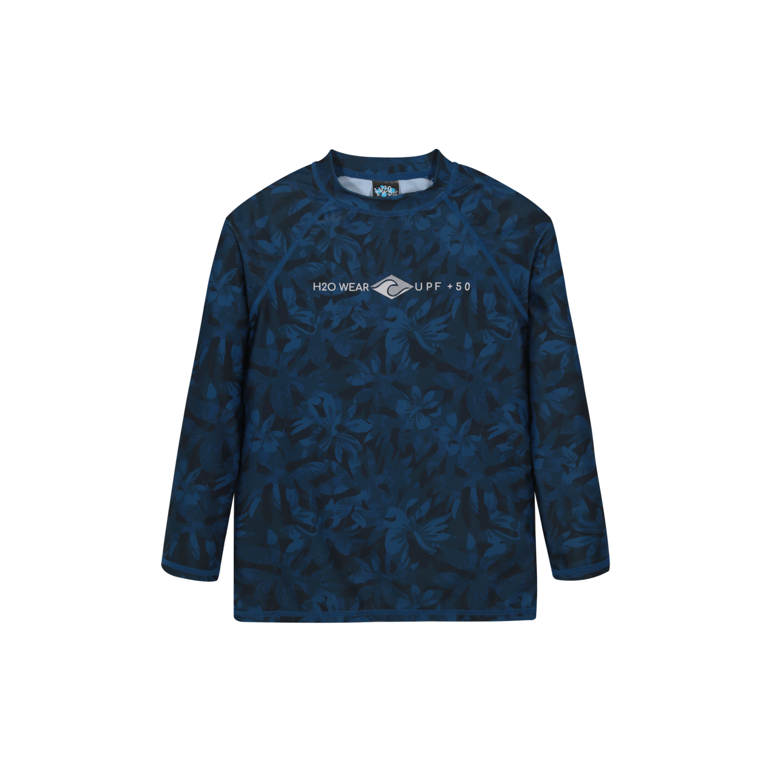 TRAJE DE BAÑO NIÑO POLERA UV50 M/LARGA H2O WEAR AZUL - 2