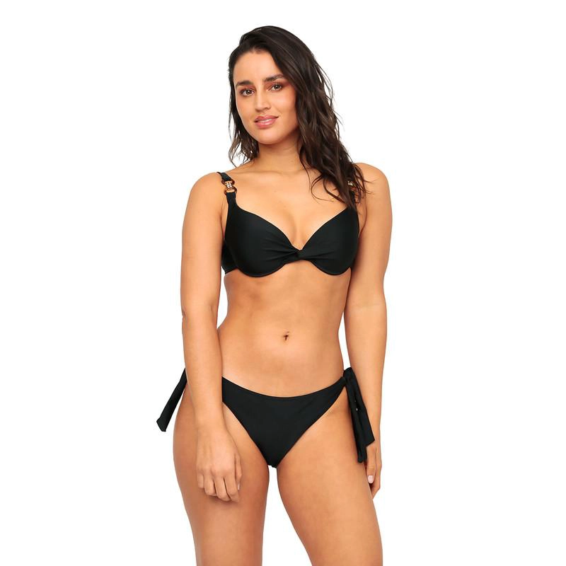 TRAJE DE BAÑO MUJER BIKINI COPAS JULIETA H2O WEAR NEGRO - 7