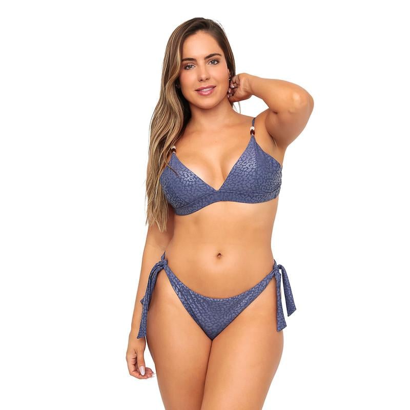 TRAJE DE BAÑO MUJER BIKINI JULIETA H2O WEAR AZUL - 1