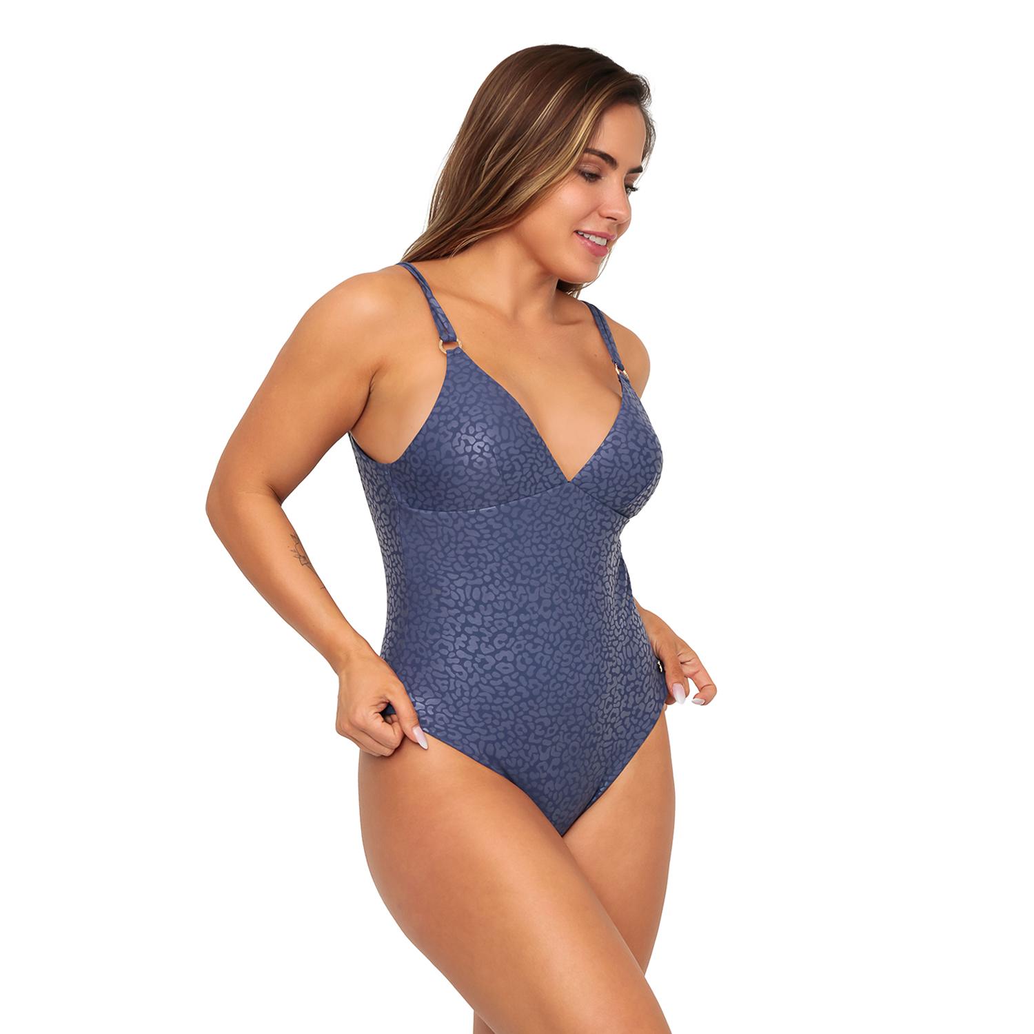 TRAJE DE BAÑO MUJER BERNARDA H2O WEAR AZUL - 2