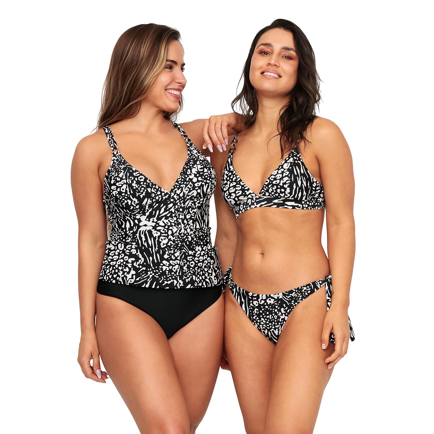 TRAJE DE BAÑO MUJER TANKINI ISABELLA H2O WEAR NEGRO - 9