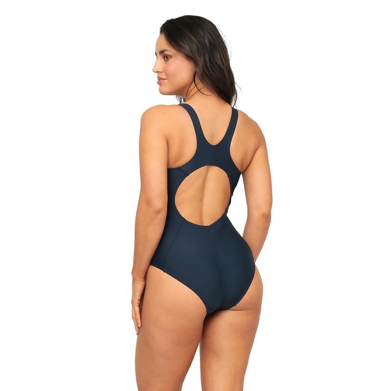 TRAJE DE BAÑO MUJER DEPORTIVO LARGO H2O WEAR NEGRO - 5