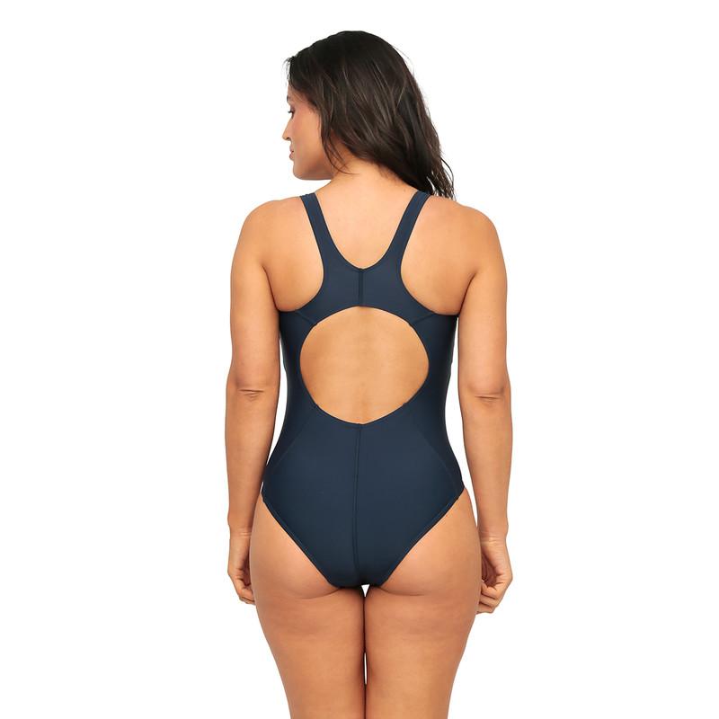 TRAJE DE BAÑO MUJER DEPORTIVO LARGO H2O WEAR NEGRO - 6