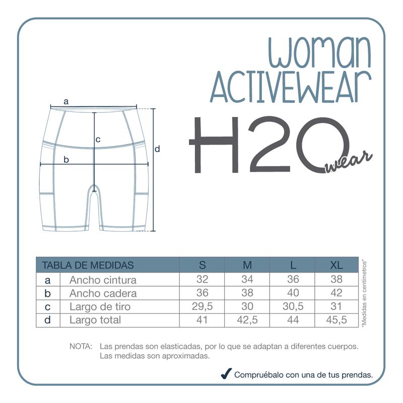 BIKE MUJER H2O WEAR NEGRO - 7